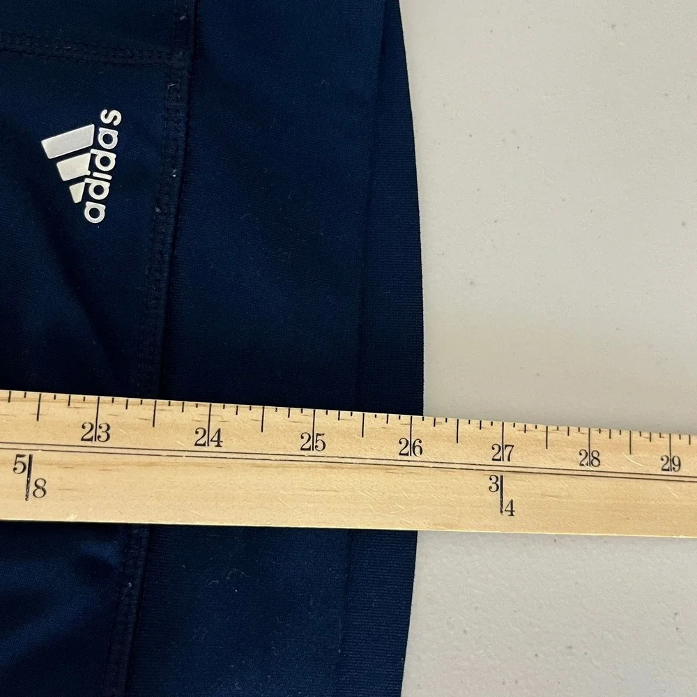 Adidas LA Galaxy Mens Large Quarter Zip Pullover Navy Blue Heathered MLS‎ Soccer